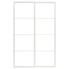 IKEA PAX ПАКС, пара рам для розс дверцят із рейкою, білий, 150x236 см 004.581.88 фото