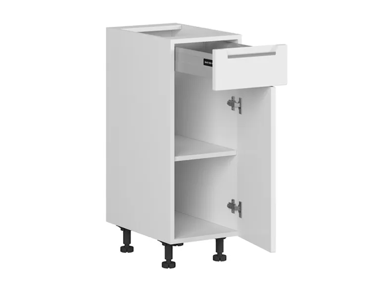 BRW Кухонный базовый шкаф Ирис 30 см правый с ящиком soft-close белый суперматовый FB_D1S_30/82_P/STB-BAL/BISM фото №3