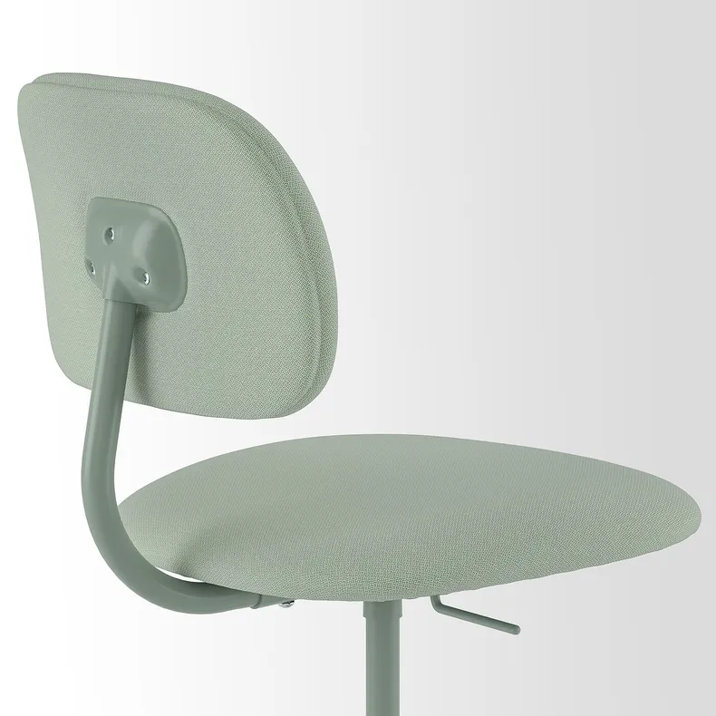 IKEA BLECKBERGET БЛЕКБЕРГЕТ, обертовий стілець, ІДЕКУЛЛА світло-зелений 505.223.42 фото №6