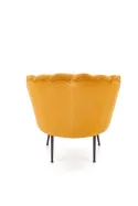 М'яке крісло HALMAR AMORINITO 2 гірчичний/золотий фото thumb №11
