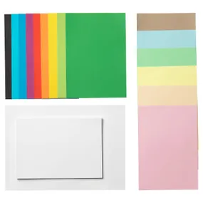 IKEA MÅLA МОЛА, папір, різні кольори/різні розміри 301.933.23 фото