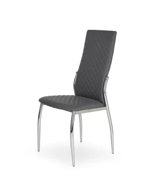 Кухонний стілець HALMAR K238 сірий, хром (1шт=4шт) фото