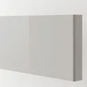 IKEA RINGHULT РІНГХУЛЬТ, фронтальна панель шухляди, глянцевий світло-сірий, 80x10 см 503.271.52 фото thumb №2