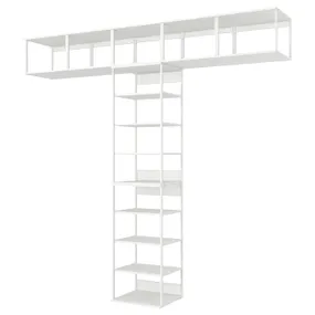 IKEA PLATSA ПЛАТСА, відкритий стелаж, білий, 300x42x281 см 595.274.77 фото