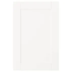 IKEA SANNIDAL САННИДАЛЬ, дверь, белый, 40x60 см 503.955.51 фото