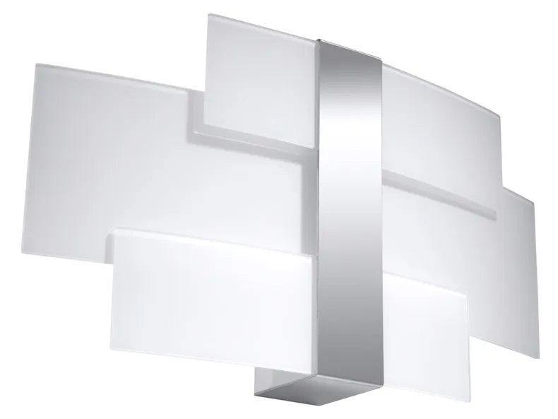 BRW Настенный светильник Celia сталь-стекло белый 084602 фото №1