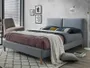 Ліжко двоспальне SIGNAL ACOMA, 160x200 см, тканина/дуб фото