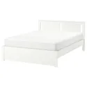 IKEA SONGESAND СОНГЕСАНД, каркас ліжка, білий / ЛЕНСЕТ, 140x200 см 792.412.85 фото thumb №1