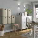 IKEA GÅRDSBUTIK ГОРДСБУТІК, кошик з кришкою, сірий бежевий, 21 l 705.651.99 фото thumb №6