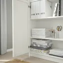 IKEA BILLY БІЛЛІ / OXBERG ОКСБЕРГ, стелаж панель / скляні дверцята, білий, 80x30x202 см 692.817.76 фото thumb №7