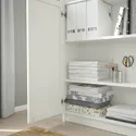 IKEA BILLY БИЛЛИ / OXBERG ОКСБЕРГ, стеллаж / панельные / стеклянные двери, белый, 80x30x202 см 692.817.76 фото thumb №7