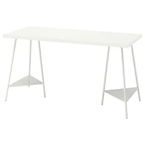 IKEA LAGKAPTEN ЛАГКАПТЕН / TILLSLAG ТІЛЛЬСЛАГ, письмовий стіл, білий, 140x60 см 694.172.04 фото