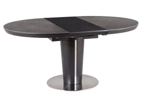 Керамический Стол SIGNAL ORBIT, мрамор / серый, 120x120 фото
