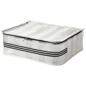 IKEA GÖRSNYGG ГЁРСНЮГГ, сумка для хранения, белый / прозрачный, 55x49x19 см 405.041.93 фото