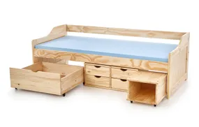 Односпальная  кровать HALMAR MAXIMA 2 90x200 см из массива сосны фото