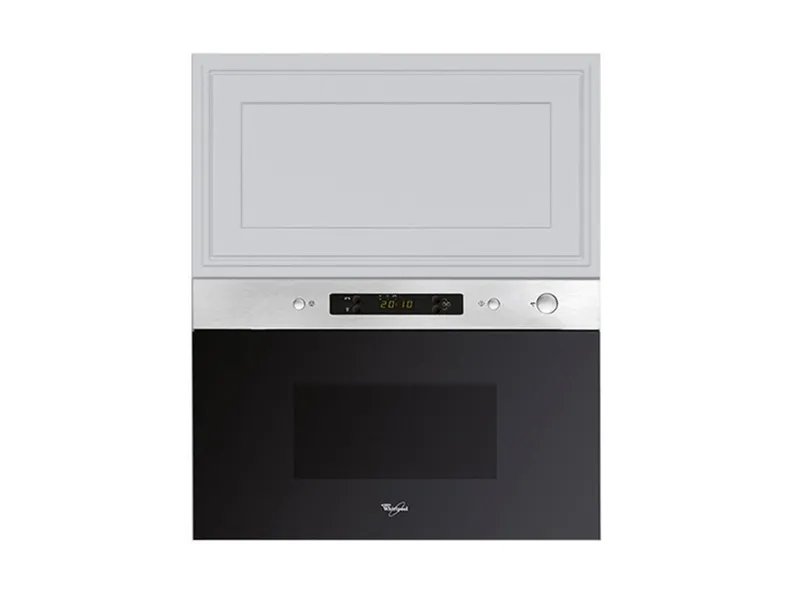 BRW Верхний шкаф для кухни Verdi 60 см с микроволновой печью навесной светло-серый матовый, греноловый серый/светло-серый матовый FL_GMO_60/72_O_MBNA900-SZG/JSZM/IX фото №1