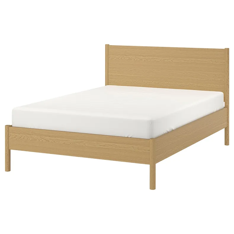 IKEA TONSTAD, каркас кровати, okl oak/Lönset, 160x200 см 095.777.09 фото №1