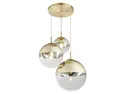 BRW Трехточечный подвесной светильник Varus из металла и золота 072428 фото thumb №1