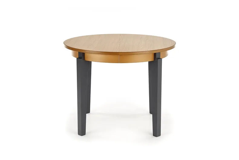 Обідній стіл розкладний HALMAR SORBUS 100-200x100 см, стільниця - дуб медовий, ніжки - графіт фото №9