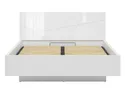 BRW Комплект: ліжко з підйомним механізмом та нішею для зберігання 160х200 см BRW FORN білий глянець + матрац CERES LOZ/160/B+CERES-BIP фото thumb №2