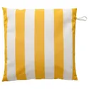 IKEA GULLBERGSÖ ГУЛЛБЕРГСЕ, чохол на подушку, жовта/біла смужка/інтер'єри, 50x50 см 605.472.00 фото thumb №1