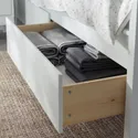 IKEA IDANÄS ІДАНЕС, каркас ліжка з відділ д / зберігання, білий, 140x200 см 804.588.63 фото thumb №7