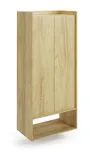 Книжкова шафа HALMAR MOBIUS 2D 78x41 см, корпус : натуральний гікорі, фасади - натуральний гікорі фото