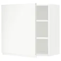 IKEA METOD МЕТОД, навесной шкаф с полками, белый / Воксторп матовый белый, 60x60 см 394.550.56 фото thumb №1