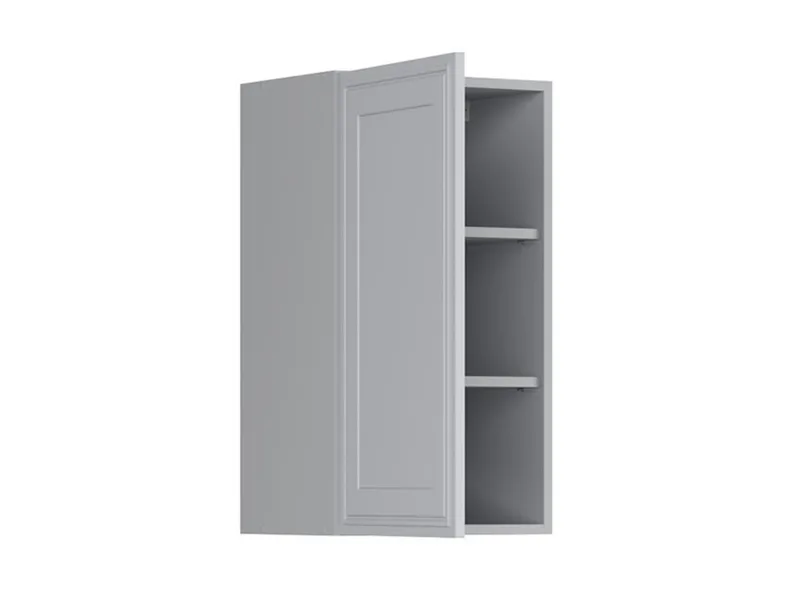 BRW Верхний кухонный шкаф Верди 40 см левый светло-серый матовый, греноловый серый/светло-серый матовый FL_G_40/72_L-SZG/JSZM фото №3