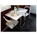IKEA MUDDUS МОДДУС, стол с откидной полой, белый, 48 / 92x60 см 101.600.74 фото thumb №5