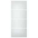 IKEA SVARTISDAL СВАРТІСДАЛЬ, 4 панелі для рами розсувних дверцят, білий під папір, 100x236 см 604.735.72 фото thumb №1