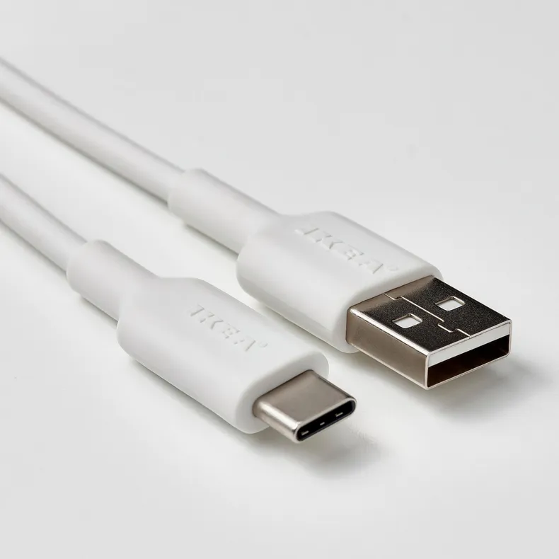 IKEA SITTBRUNN СІТТБРУНН, кабель USB-A–USB-C, білий, 2 m 905.876.85 фото №3