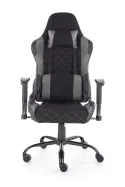 Крісло комп'ютерне офісне обертове HALMAR DRAKE, чорний / сірий фото thumb №6