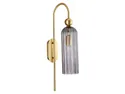 BRW Настенный светильник Piega из металлического стекла золотого цвета 088934 фото thumb №1