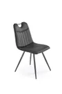 Кухонний стілець HALMAR K521 чорний фото