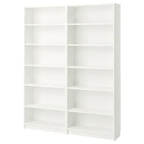 IKEA BILLY БІЛЛІ, книжкова шафа, білий, 160x28x202 см 790.178.37 фото