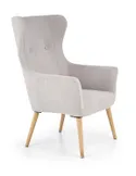 Крісло м'яке HALMAR COTTO світло-сірий фото thumb №3