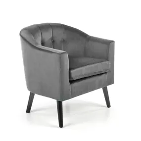 Мягкое кресло HALMAR MARSHAL серый фото