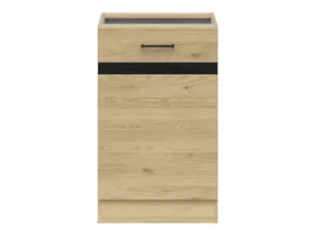 BRW Junona Line базовый шкаф для кухни 40 см правый с дверцей дуб бернштейн, дуб бернштейн D1D/50/82_P_BBL-DBT фото