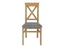 BRW Велюровое кресло Bergen серый/лиственница сибиу золотой, Аруба 18 серый/лиственница сибиу золотая TXK_BERGEN-TX118-1-ARUBA_18_GREY фото