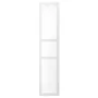 IKEA TYSSEDAL ТІССЕДАЛЬ, дверцята з петлями, білий / скло, 50x229 см 291.719.49 фото