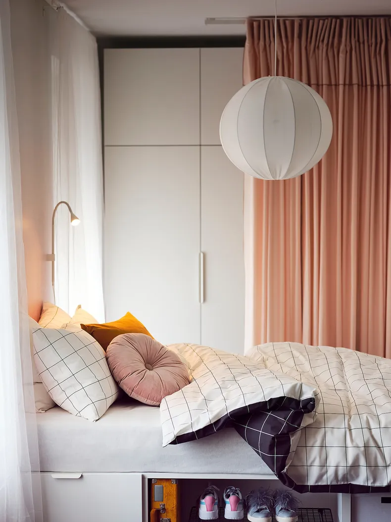 IKEA REGNSKUR РЕГНСКУР, абажур підвісного світильника, круглий білий, 50 см 204.303.77 фото №4