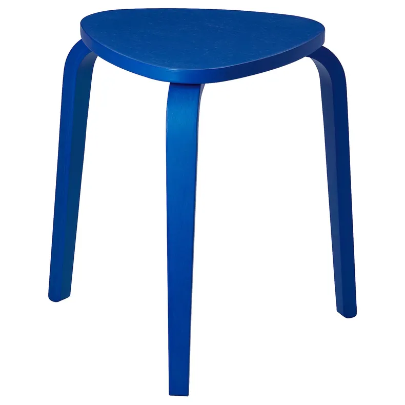 IKEA KYRRE КЮРРЕ, табурет, яскраво-синій 805.555.57 фото №1