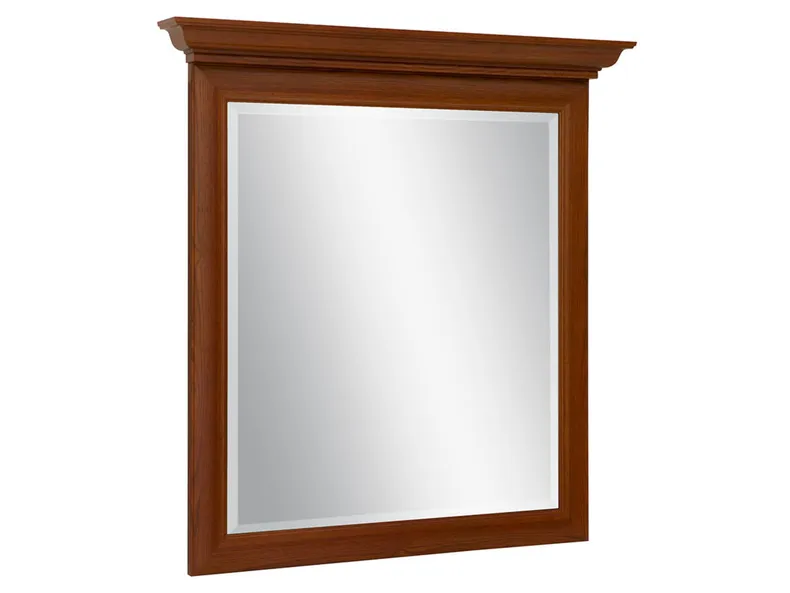 BRW Зеркало настенное Kent 154,5x88 см коричневое, каштан ELUS155-KA фото №1