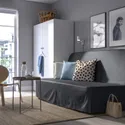 IKEA NYHAMN НИХАМН, 3-местный диван-кровать, Матрас с карманными пружинами Нагген / темно-серый 795.169.82 фото thumb №2