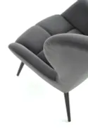 М'яке крісло HALMAR TYRION, сірий фото thumb №5