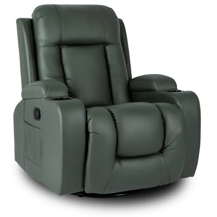 Масажне крісло MEBEL ELITE BOX, екошкіра: зелений фото №9