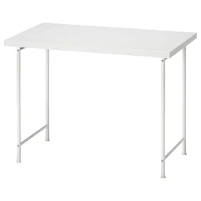 IKEA LINNMON ЛІННМОН / SPÄND СПЕНД, письмовий стіл, білий, 100x60 см 695.638.65 фото