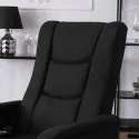 Поворотне масажне крісло MEBEL ELITE SPIKE 2, тканина: чорний фото thumb №4