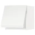 IKEA METOD МЕТОД, навесной горизонтальный шкаф, белый / Воксторп матовый белый, 40x40 см 393.944.16 фото thumb №1